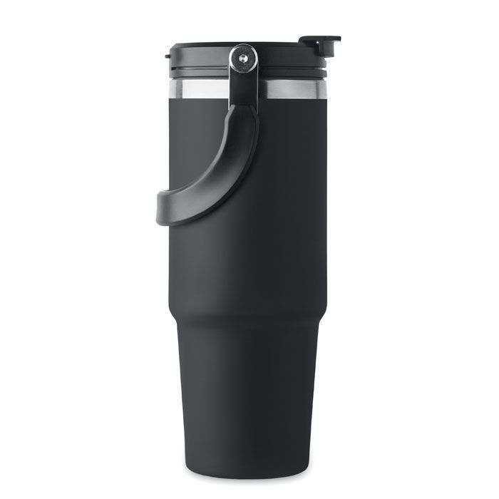 Doppelwandiger Becher 850 ml SUMA HAND - schwarz-575