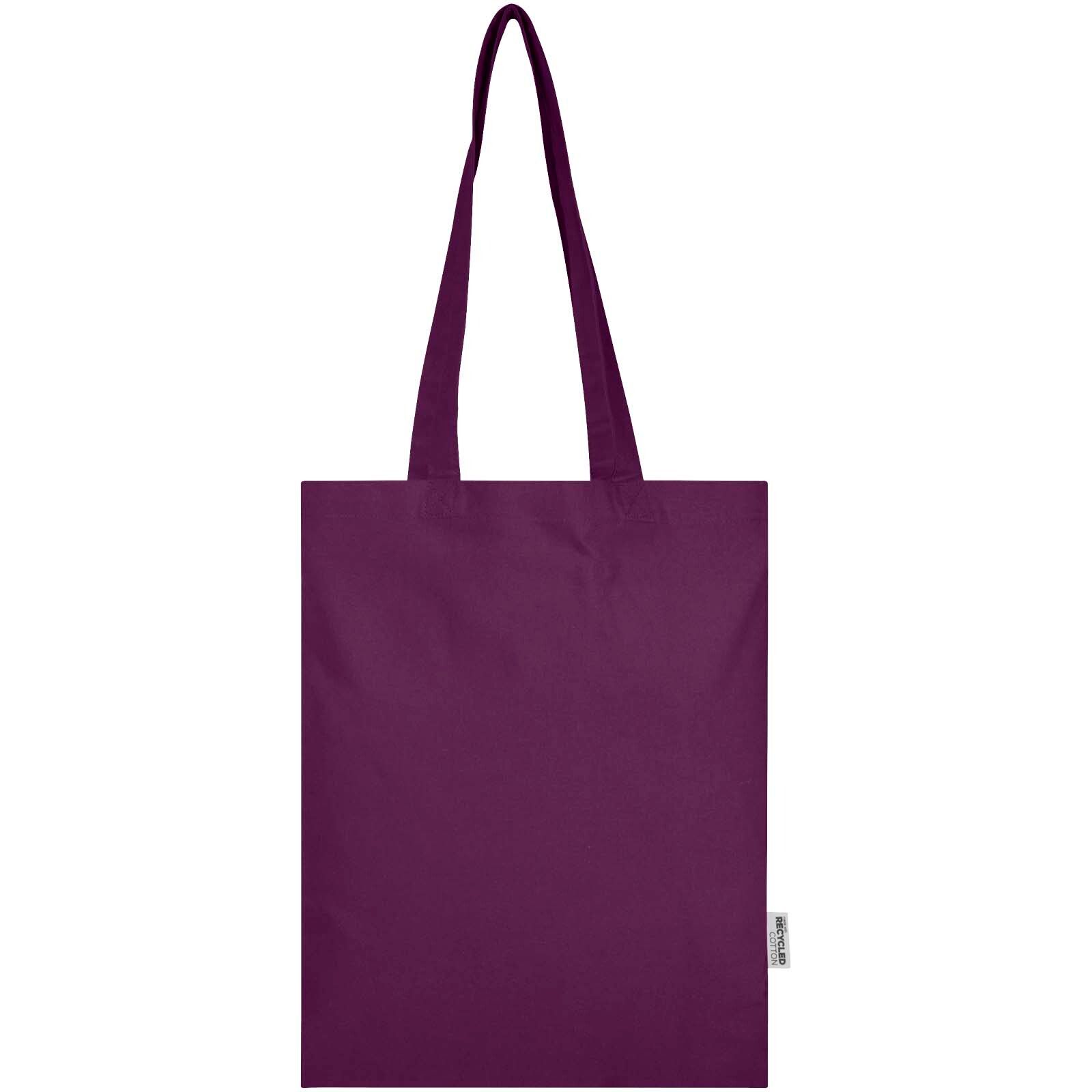 Madras Blend 140 g/m² Tragetasche aus GRS-recycelter Baumwolle 7L - lila-553