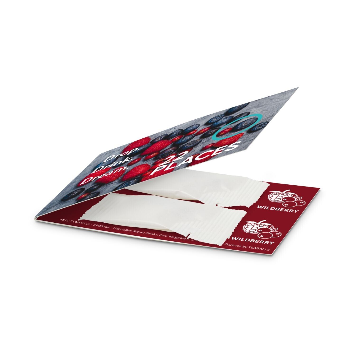Promo Drops by TEABALLS - 2 Sachets (2x 6-8 Wildberry Drops für ein Erfrischungsgetränk mit bis zu 1 L)-447