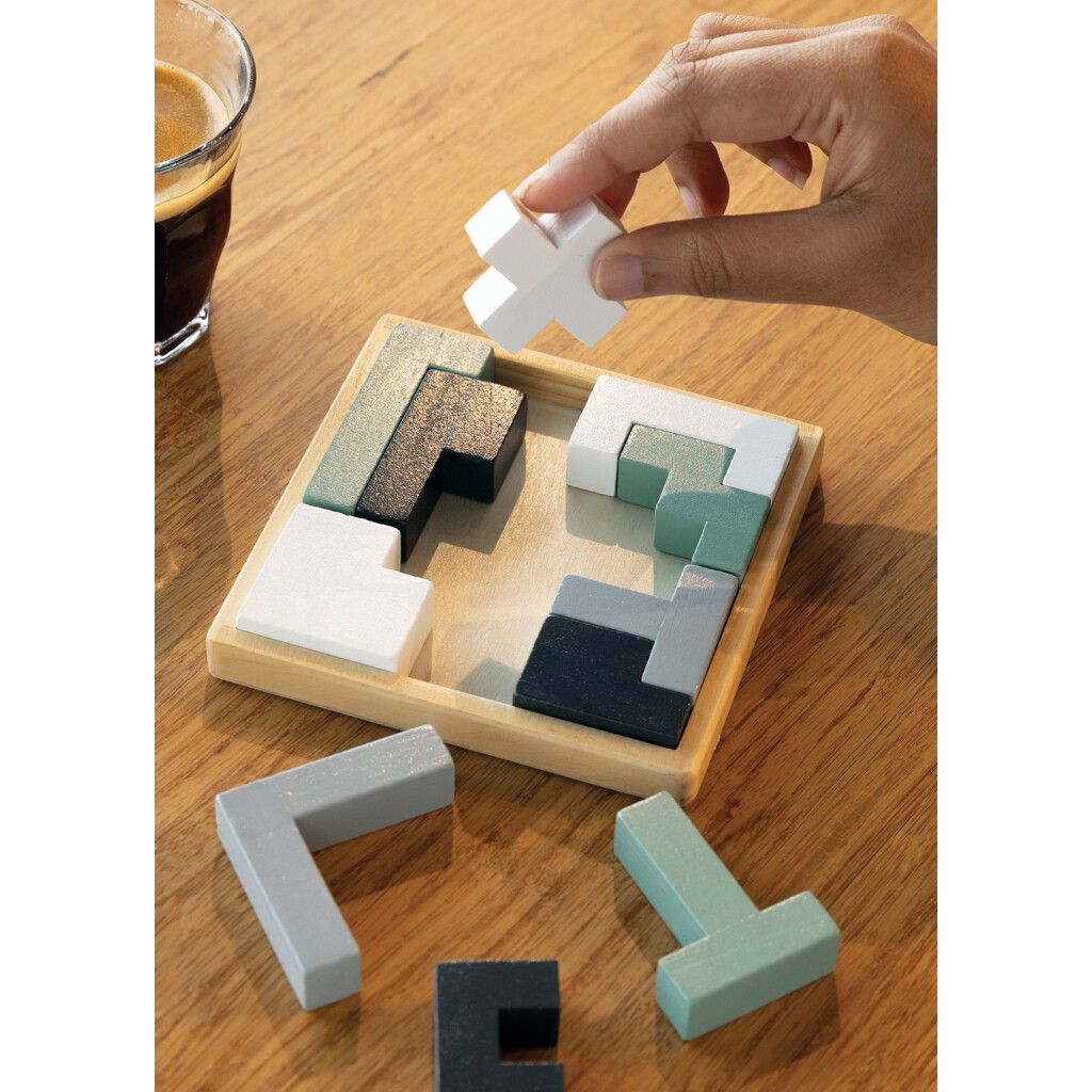 Cree Holz-Puzzle - braun-43