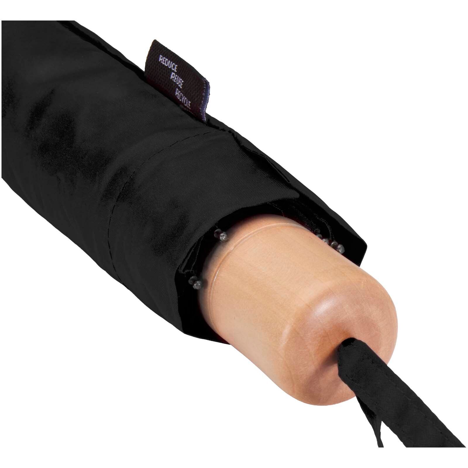 Dane 21" RPET Regenschirm - schwarz-429