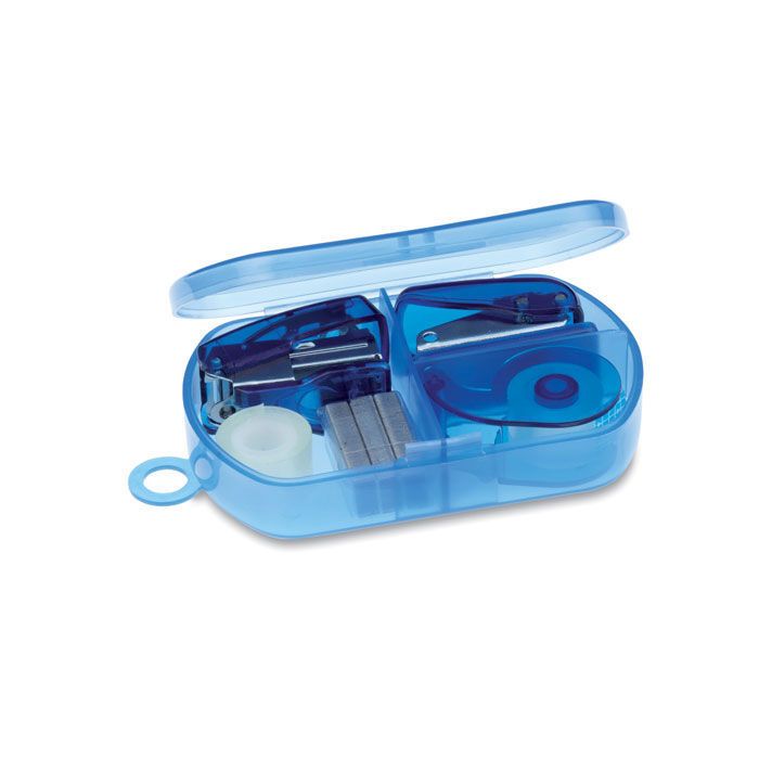 Büroset in Box BUROBOX - transparent blau-194