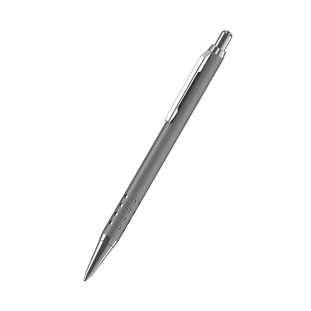 Druckkugelschreiber Aura metal MMc - anthrazitmetallic-681