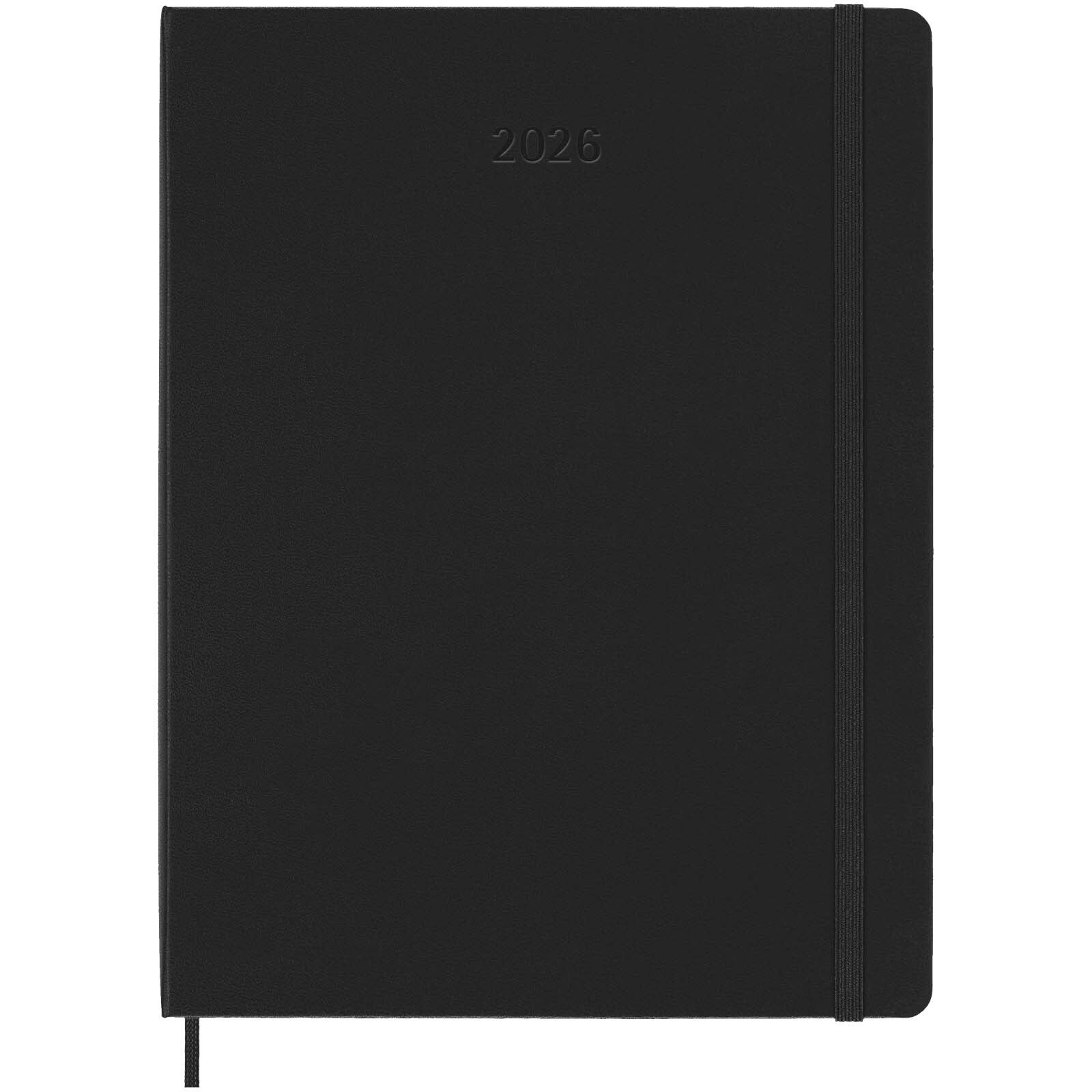 Moleskine Hardcover 12 Monate Wochenkalender XL - schwarz-710