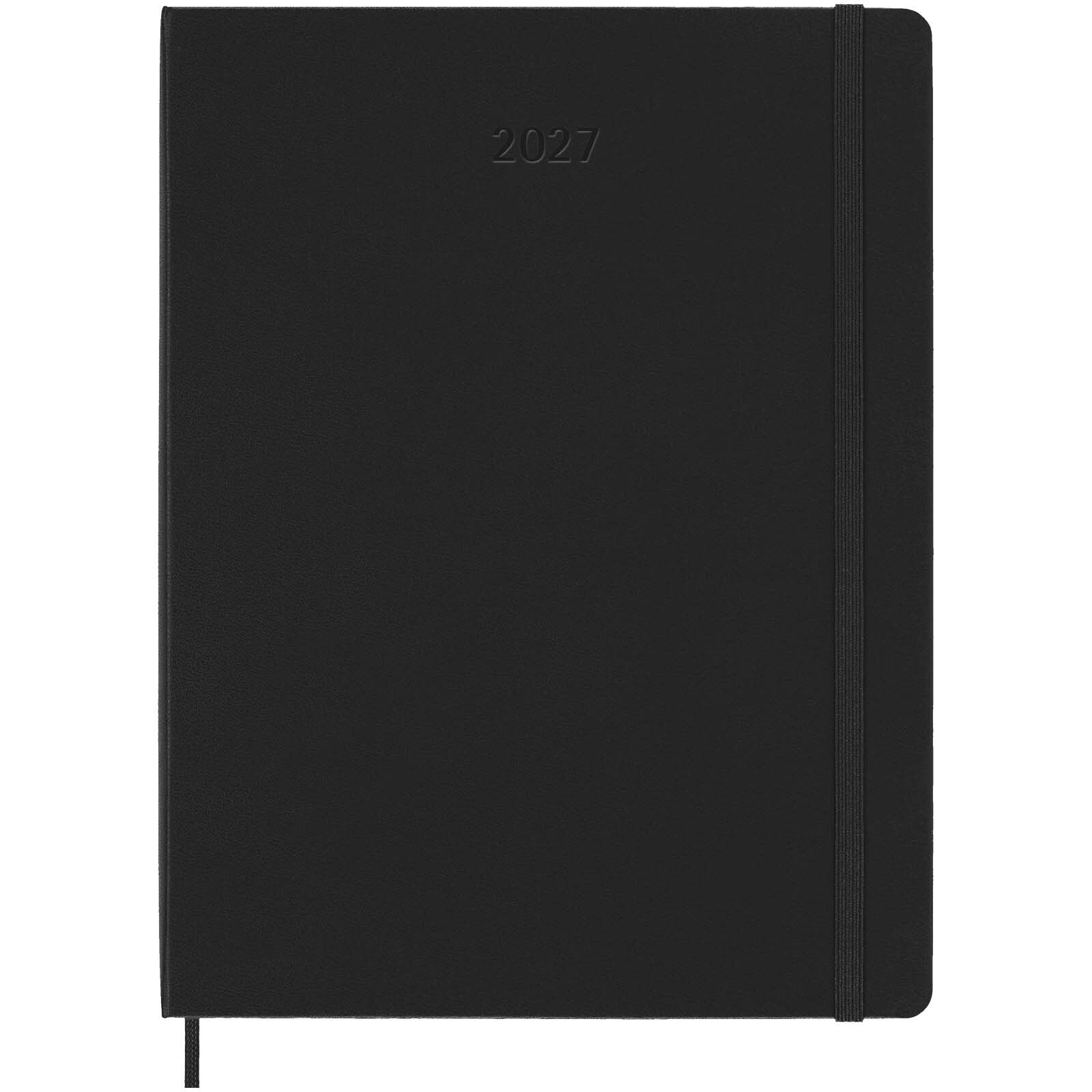 Moleskine Hardcover 12 Monate Wochenkalender XL - schwarz-710