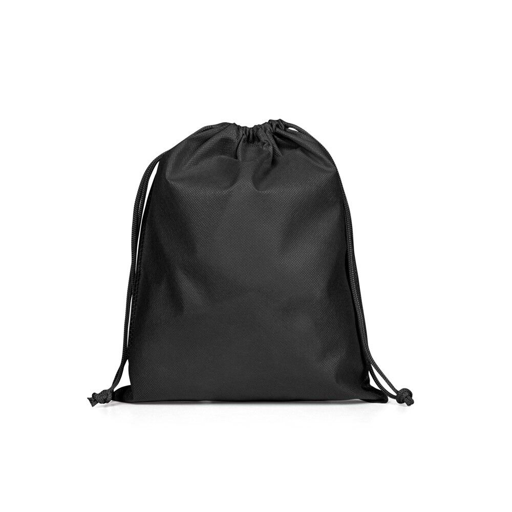 GIFT BAG M Mittelgroßer heißversiegelter Vliesbeutel (60 g/m²) - schwarz-685