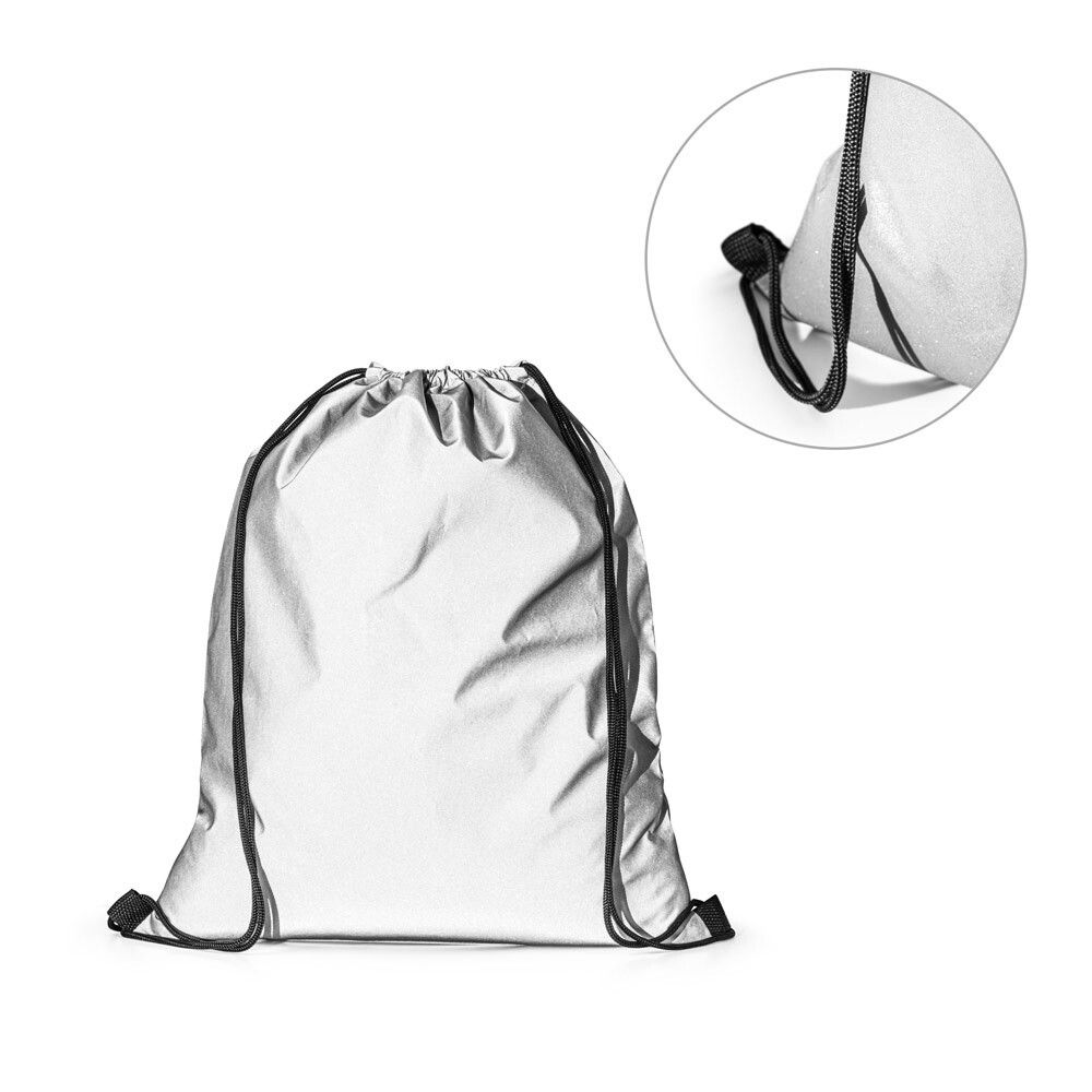 SYROS Reflektierende Tasche aus Polyester (200 g/m²) - satinsilber-185