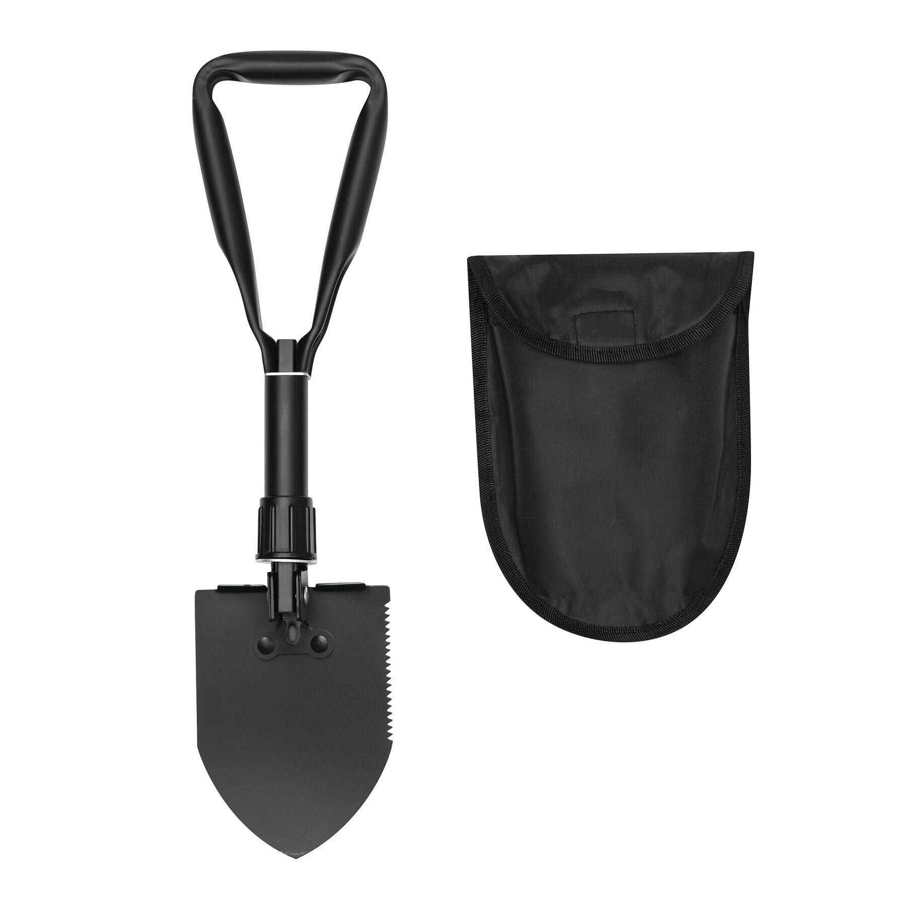 Faltbarer Spaten SCOOP mit Tasche - schwarz-183