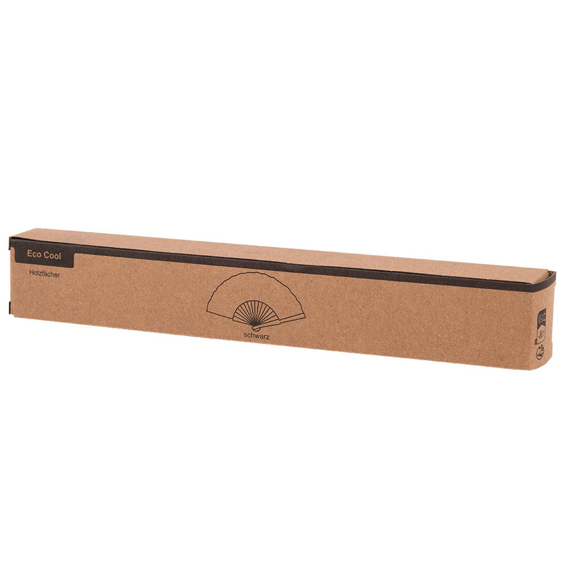 Faltbarer Fächer ECO COOL - schwarz-31