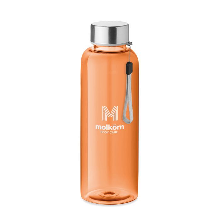 Trinkflasche Tritan 500ml UTAH - transparent orange-969