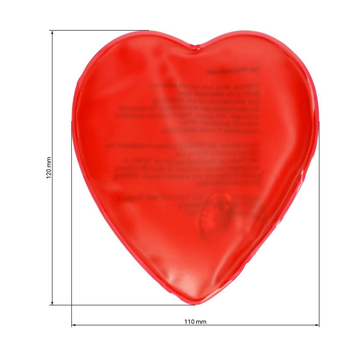 Gel-Wärmekissen Herz - rot-292