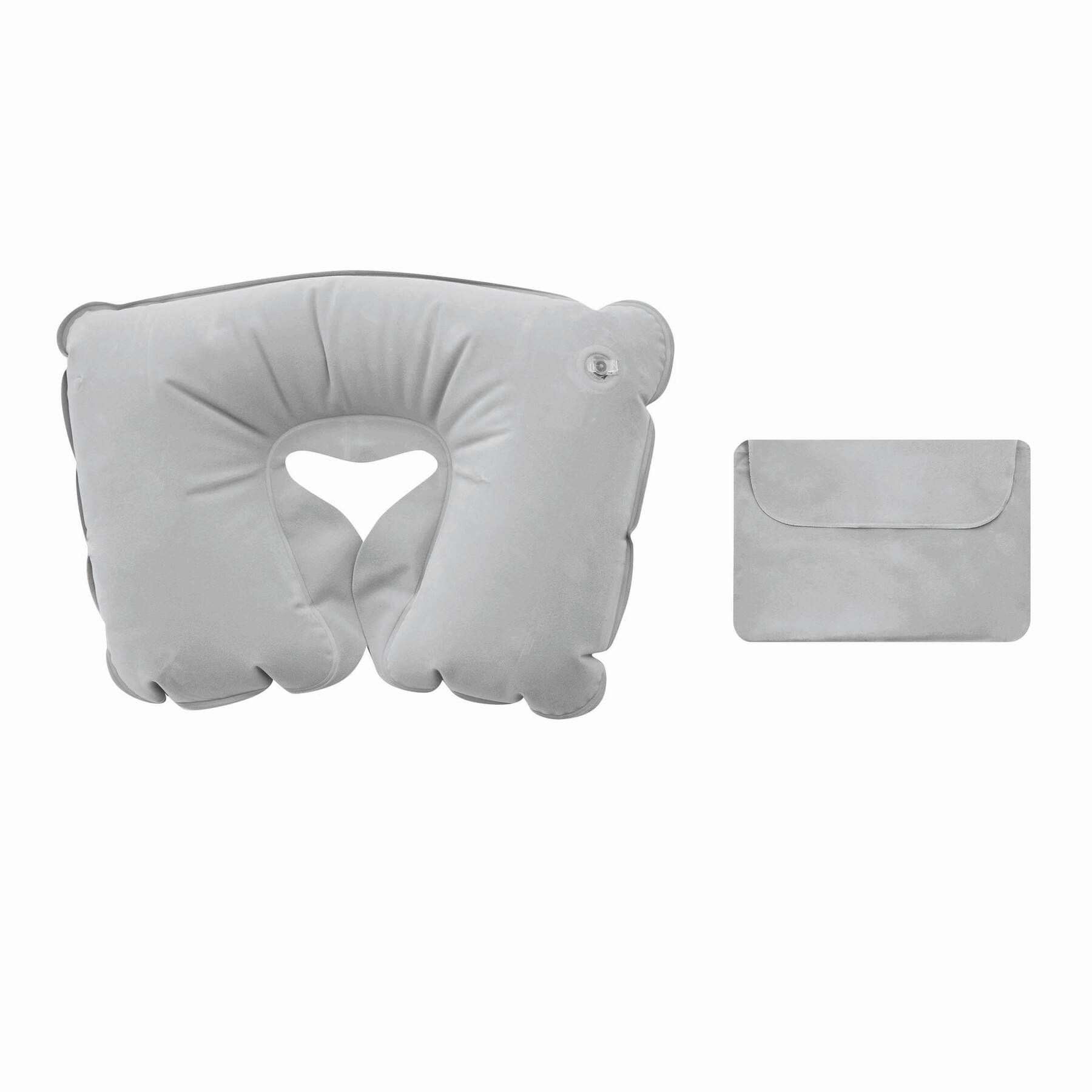 Aufblasbare Nackenstütze COMFORTABLE - grau-23