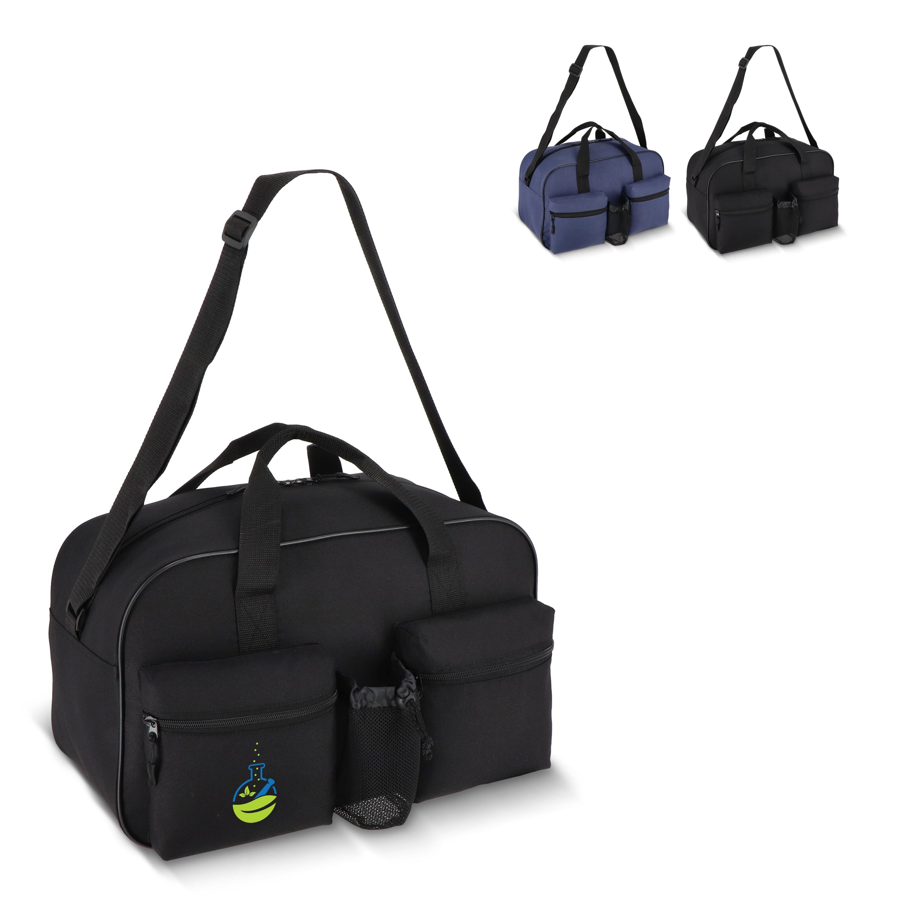 R-PET 600D Sport- und Reisetasche 46 x 21 x 27,5 cm 25 l - schwarz-913