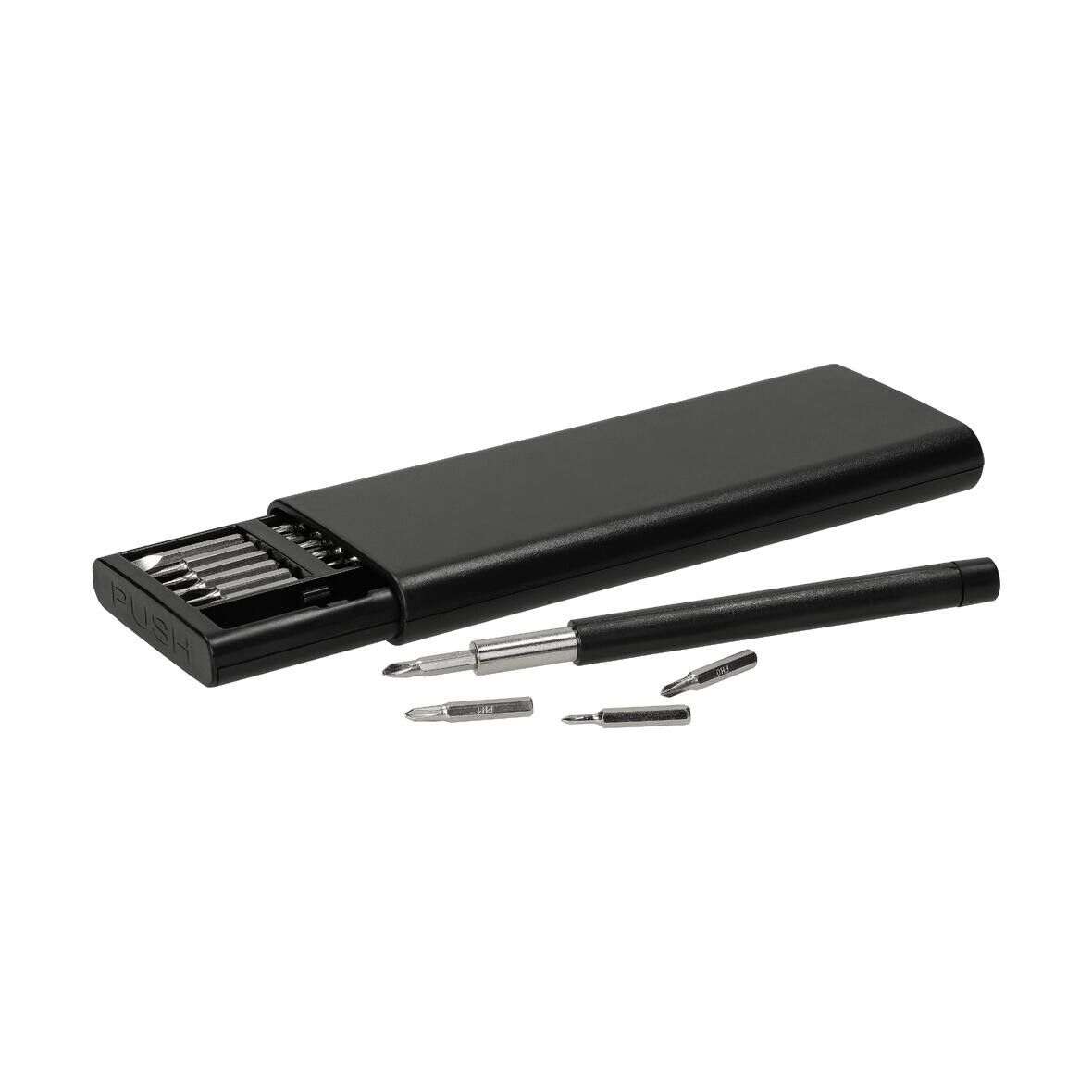 Mini-Schraubendreherset BitKit - schwarz-225