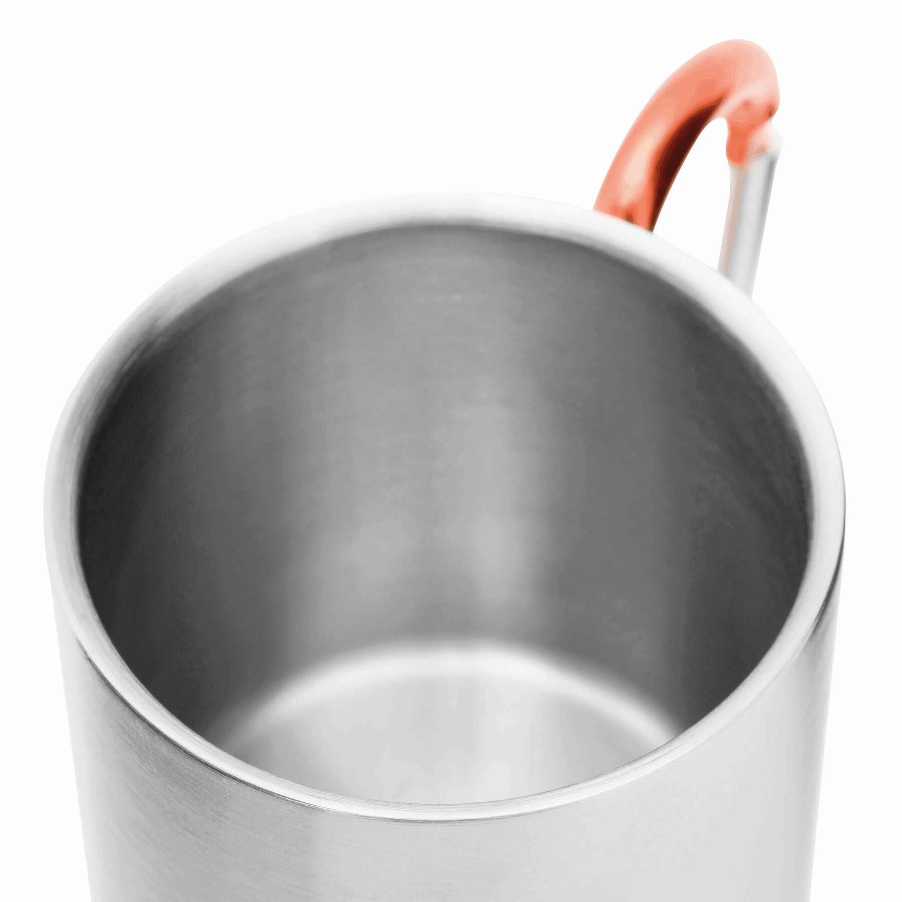 Edelstahl Becher HIKING DAY - orange - silber-283