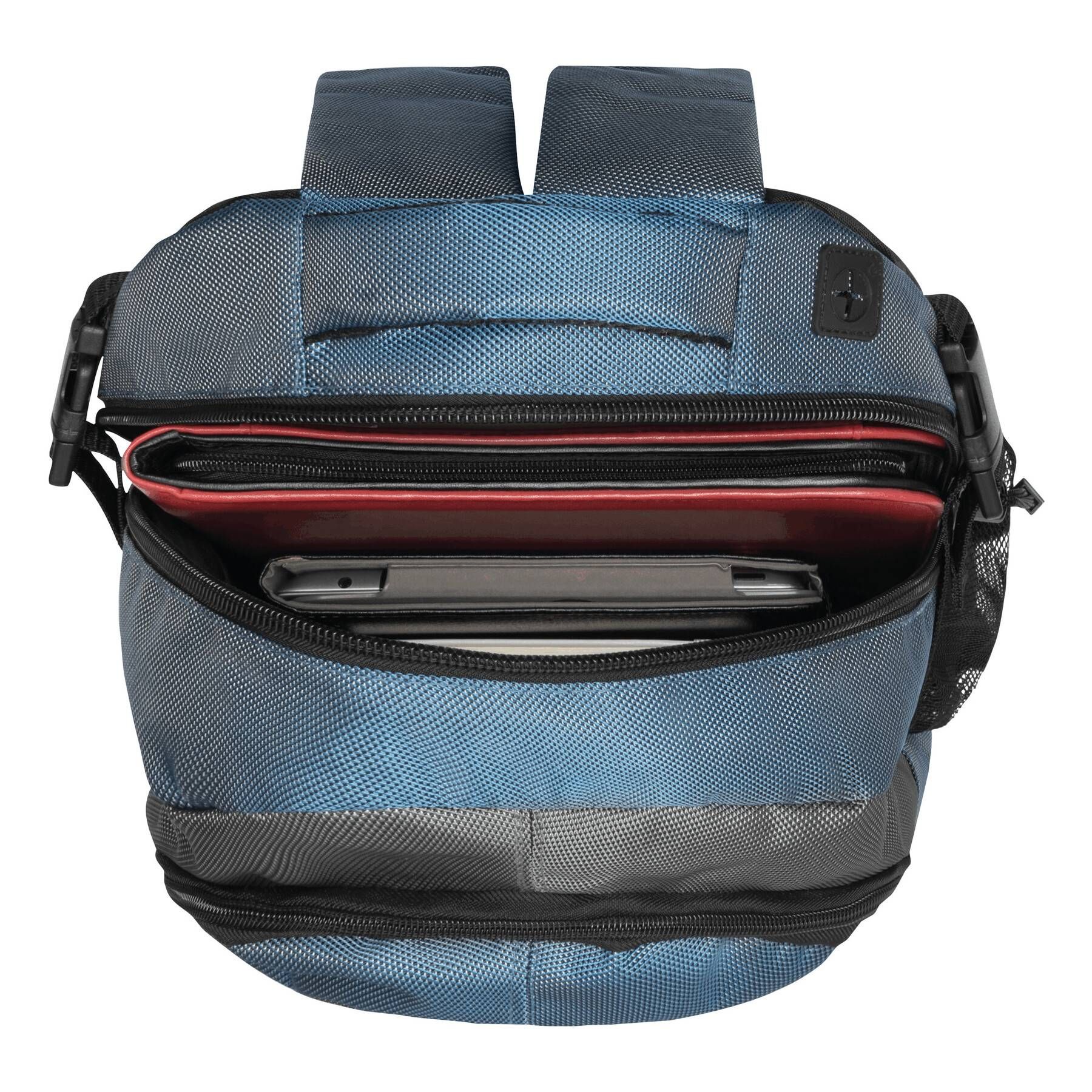 Rucksack HIGH-CLASS - blau - grau-598