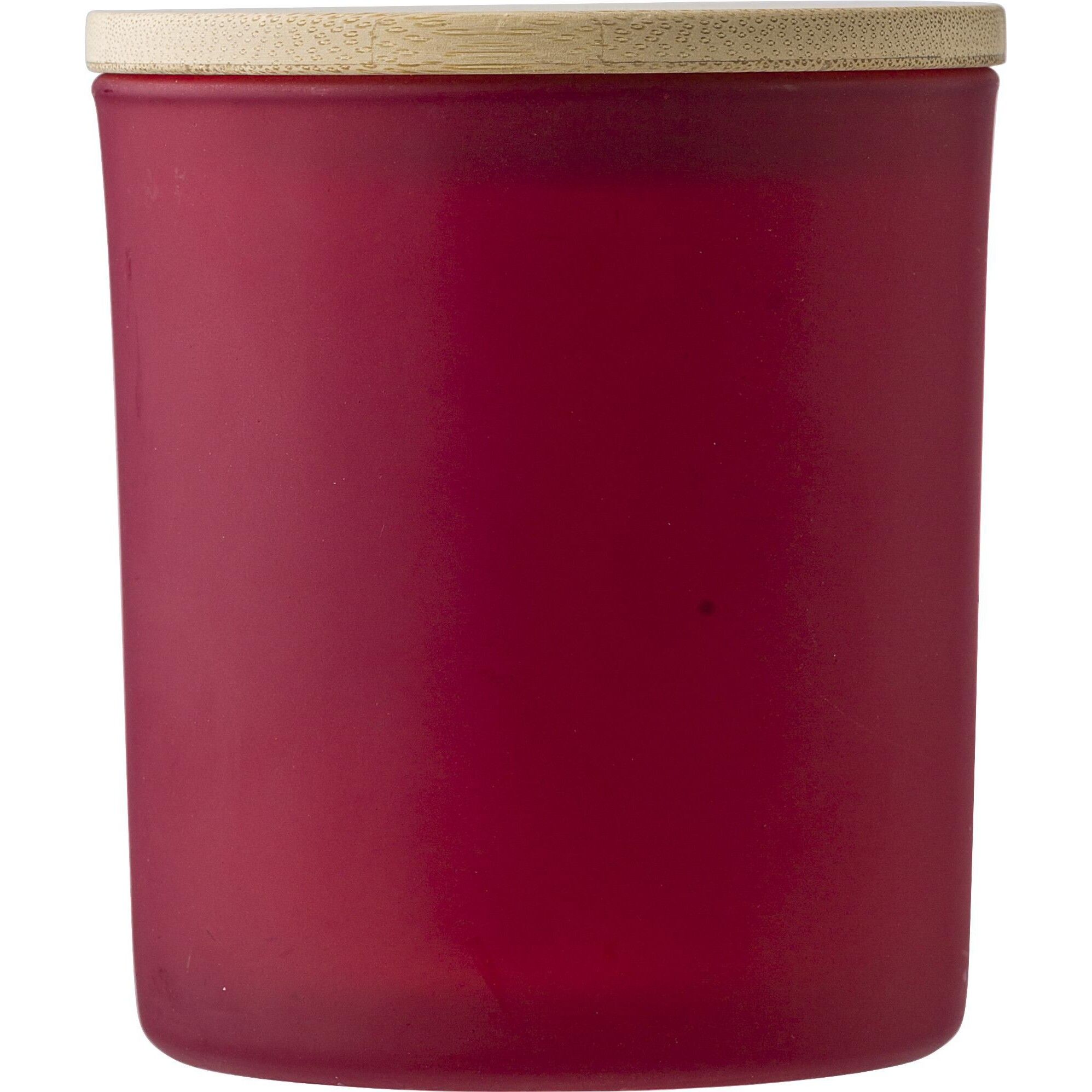 Glaskerze Lucas - rot-536