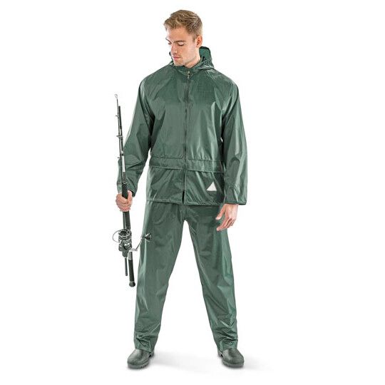 Waterproof Jacket & Trouser Set - black-210
