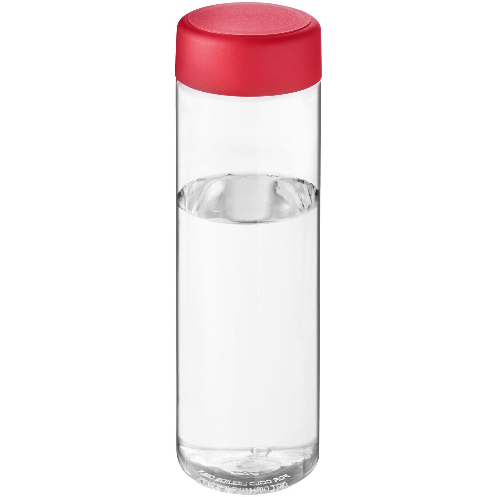 H2O Active Vibe 850 ml Sportflasche mit Drehdeckel - transparent -  rot-622