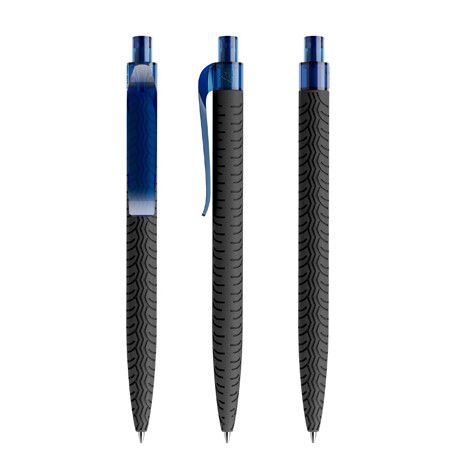 prodir QS03 Soft Touch PRT Push Kugelschreiber - schwarz - sodalithblau-123