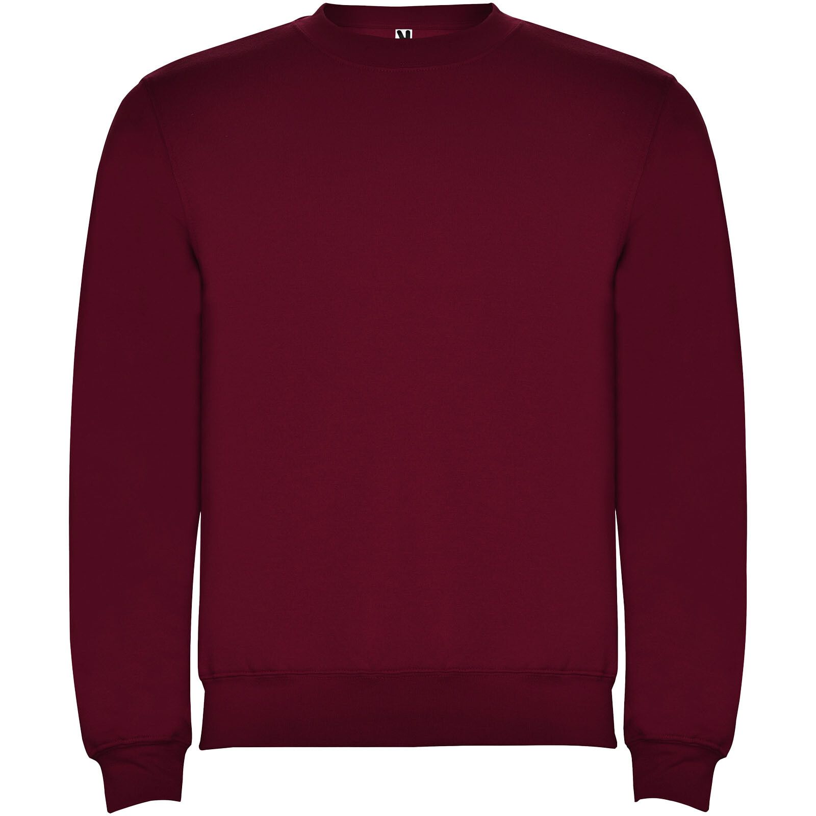 Clasica Sweatshirt mit Rundhalsausschnitt  - granatrot - L-922