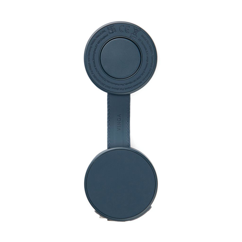VINGA Baltimore 2-in-1 kabelloser 15W RCS Travel Charger - navy blau-626