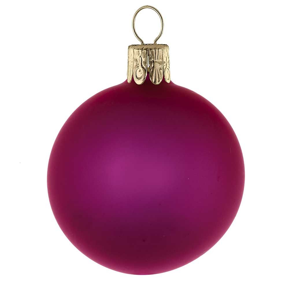 Traditionelle Glaskugel - matt-pink #524-267
