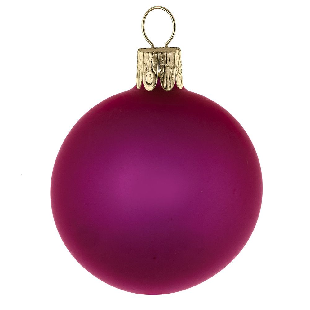 Traditionelle Glaskugel - matt-pink #524-267