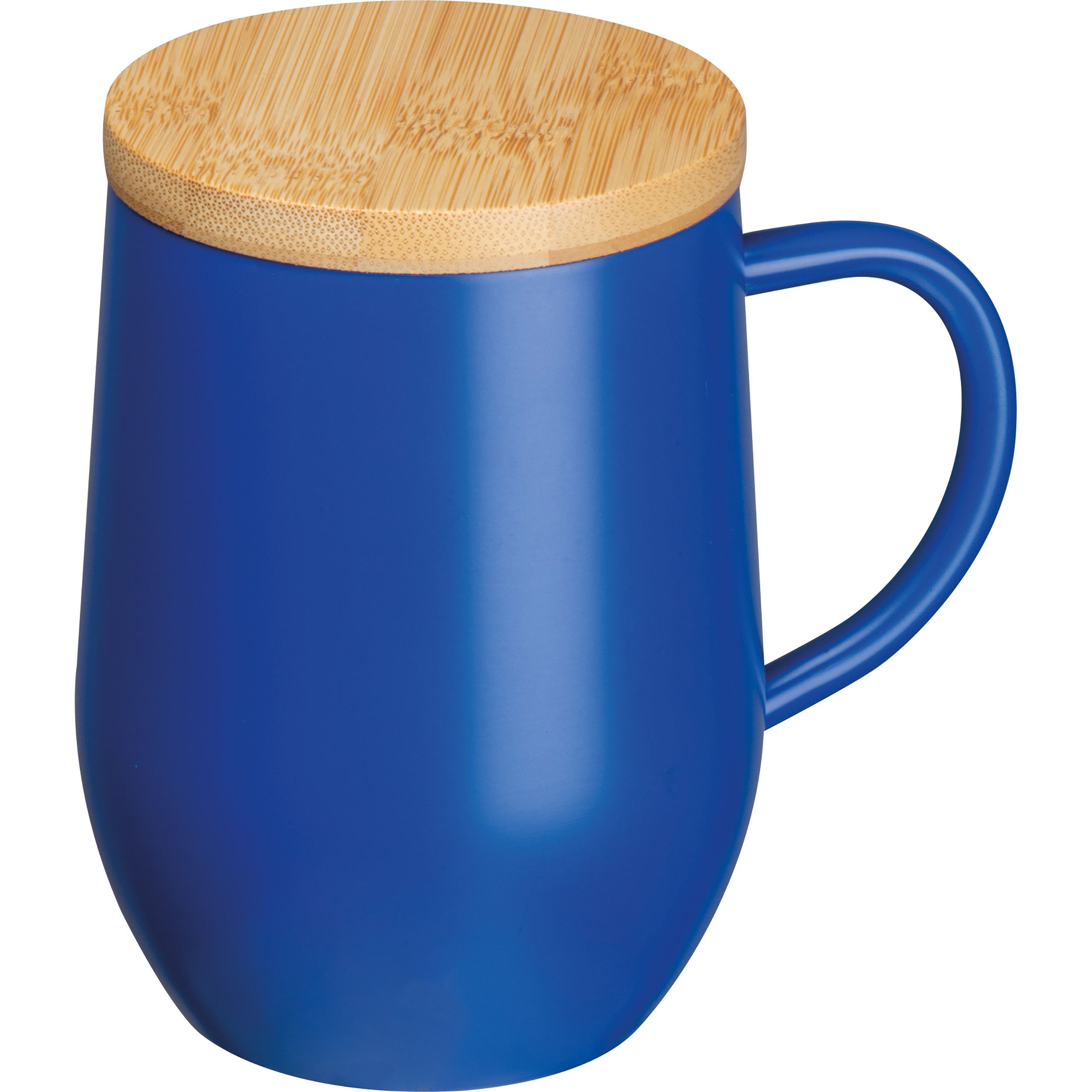Doppelwandige Tasse, 300 ml - blau-360