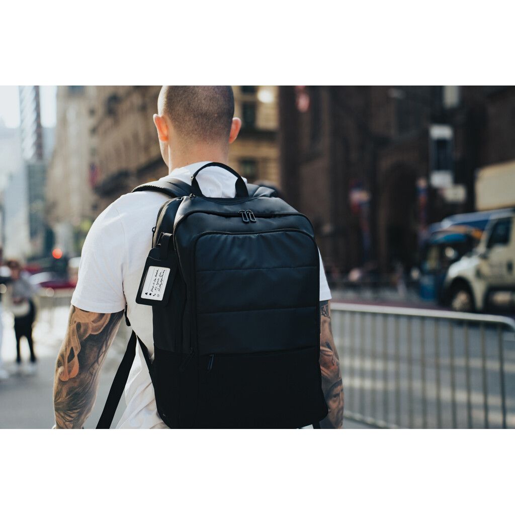Armond AWARE™ RPET 15.6" Deluxe Laptop-Rucksack - schwarz-522