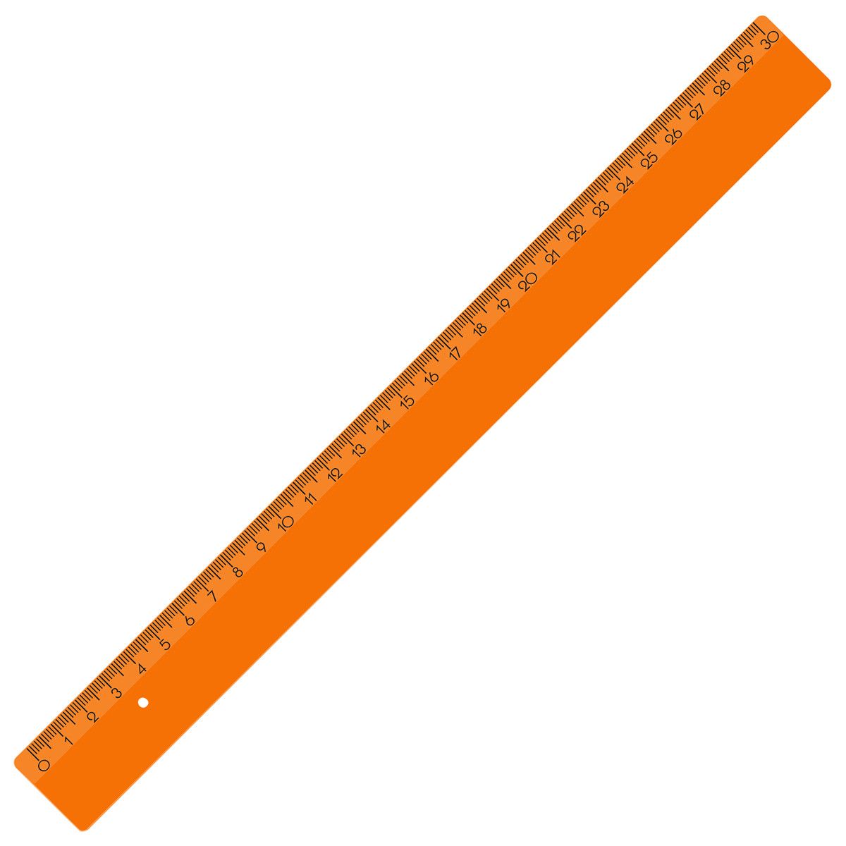 Lineal 30 cm - orange-190