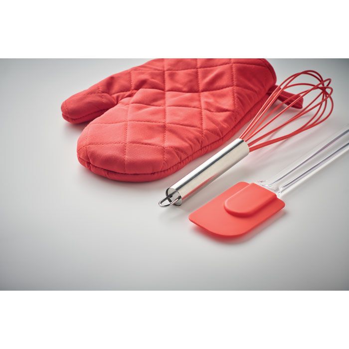 Backzubehör-Set DATEKI - rot-734