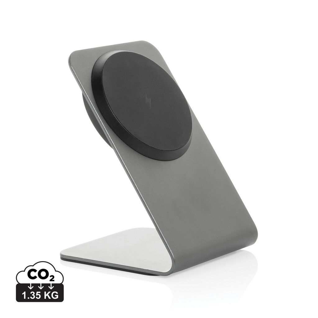 Terra Aluminium 15W magnetischer Wireless-Charger - grau-923