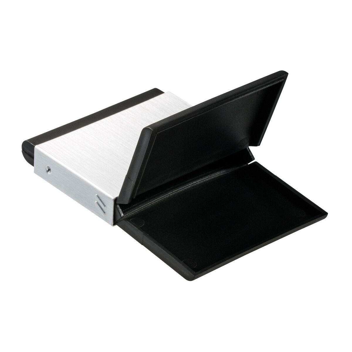 Kredit- und Visitenkartenbox REFLECTS-SARZEDO - silber - schwarz-985