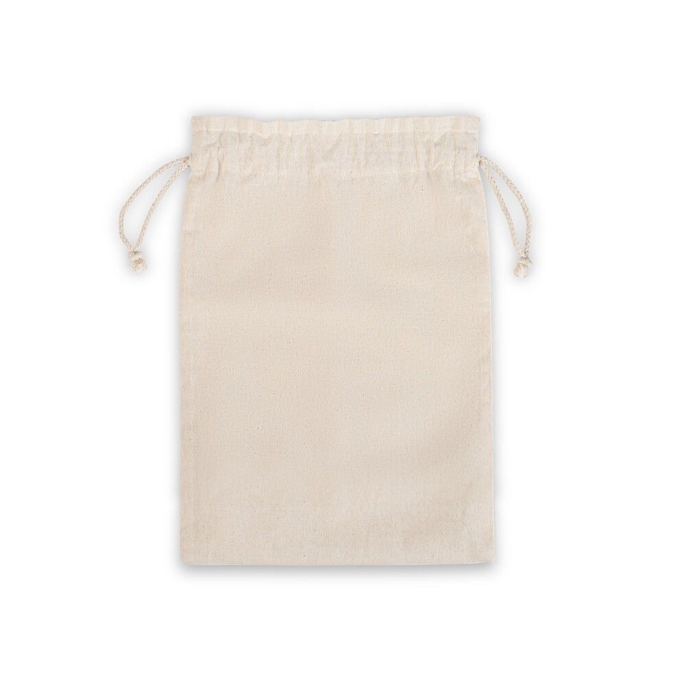 GIFTWRAP L Großer Beutel, 100 % Baumwolle (120 g/m²) - naturhell-864
