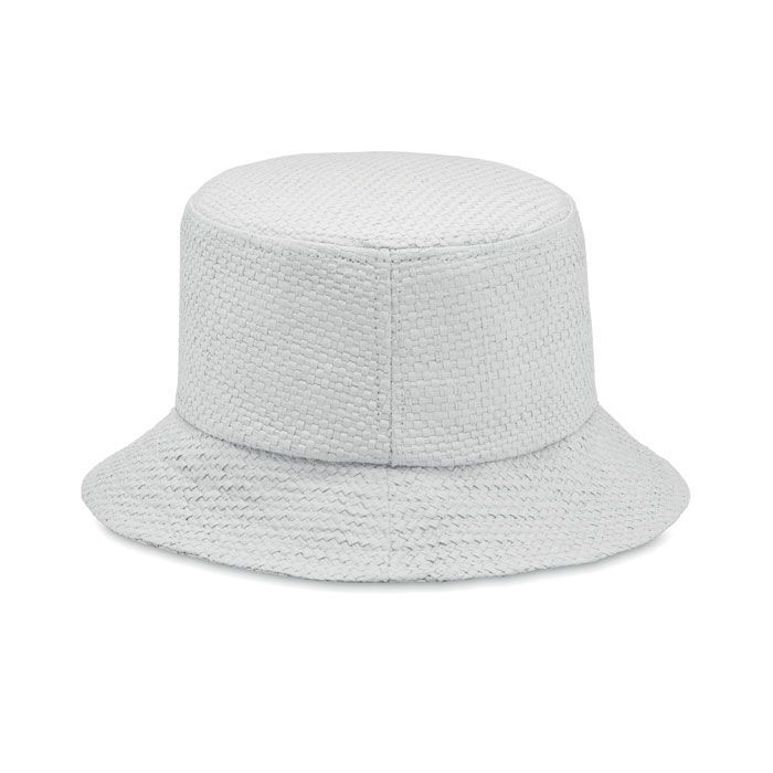 Bucket Hut Papierstroh BILGOLA+ - weiß-795
