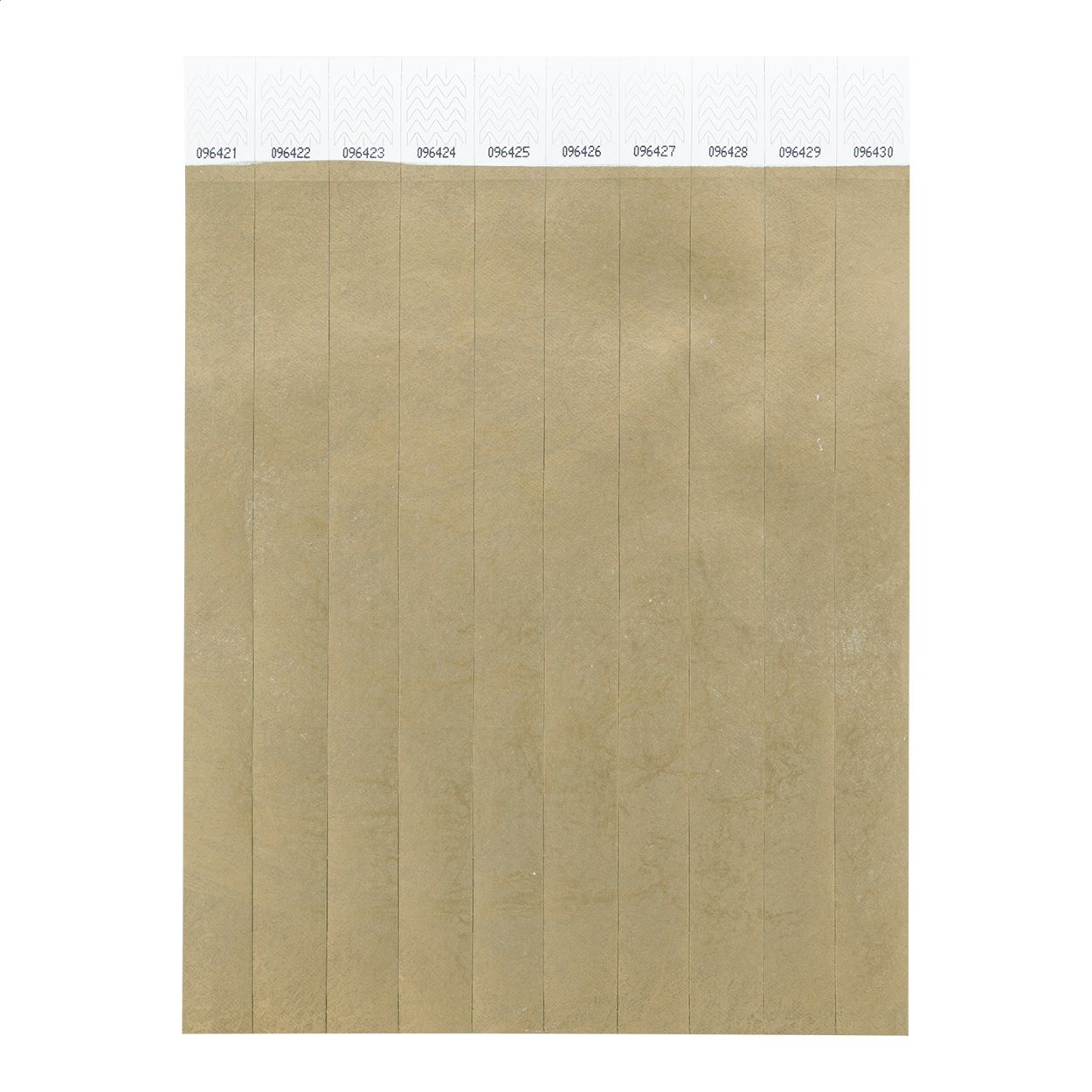 Wristvek Einlassbänder (10 Stk.) - gold-948