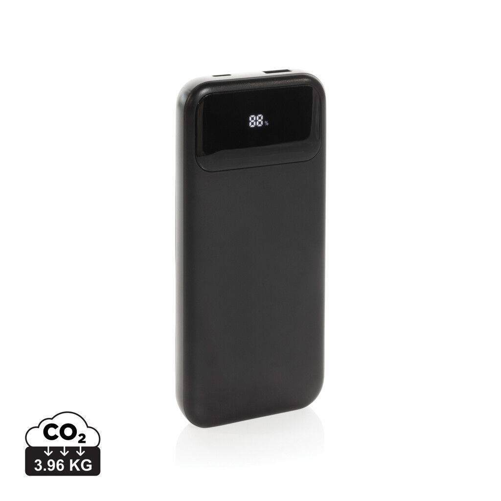 Turbopack 10000mAh Powerbank mit integr. Kabeln aus RCS rABS - schwarz-78