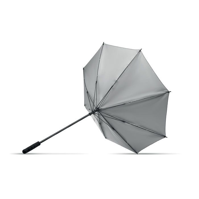 Reflektierender Regenschirm VISIBRELLA - mattsilber-281