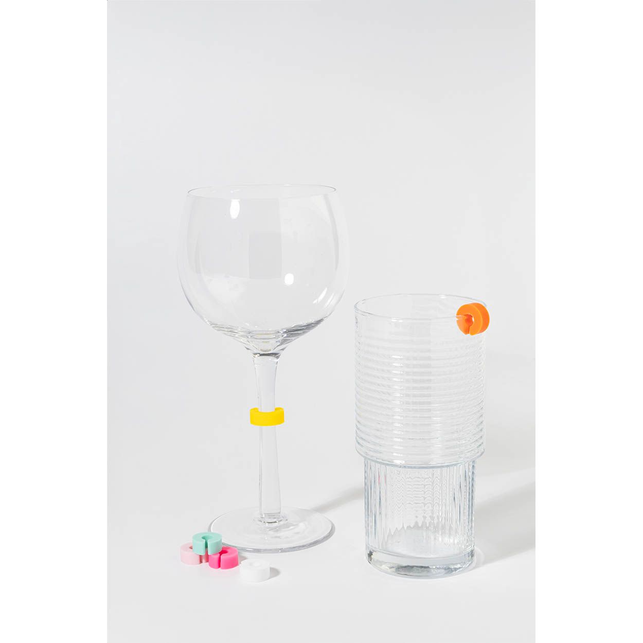 Cupperty Glasmarkiererset - weiß-623