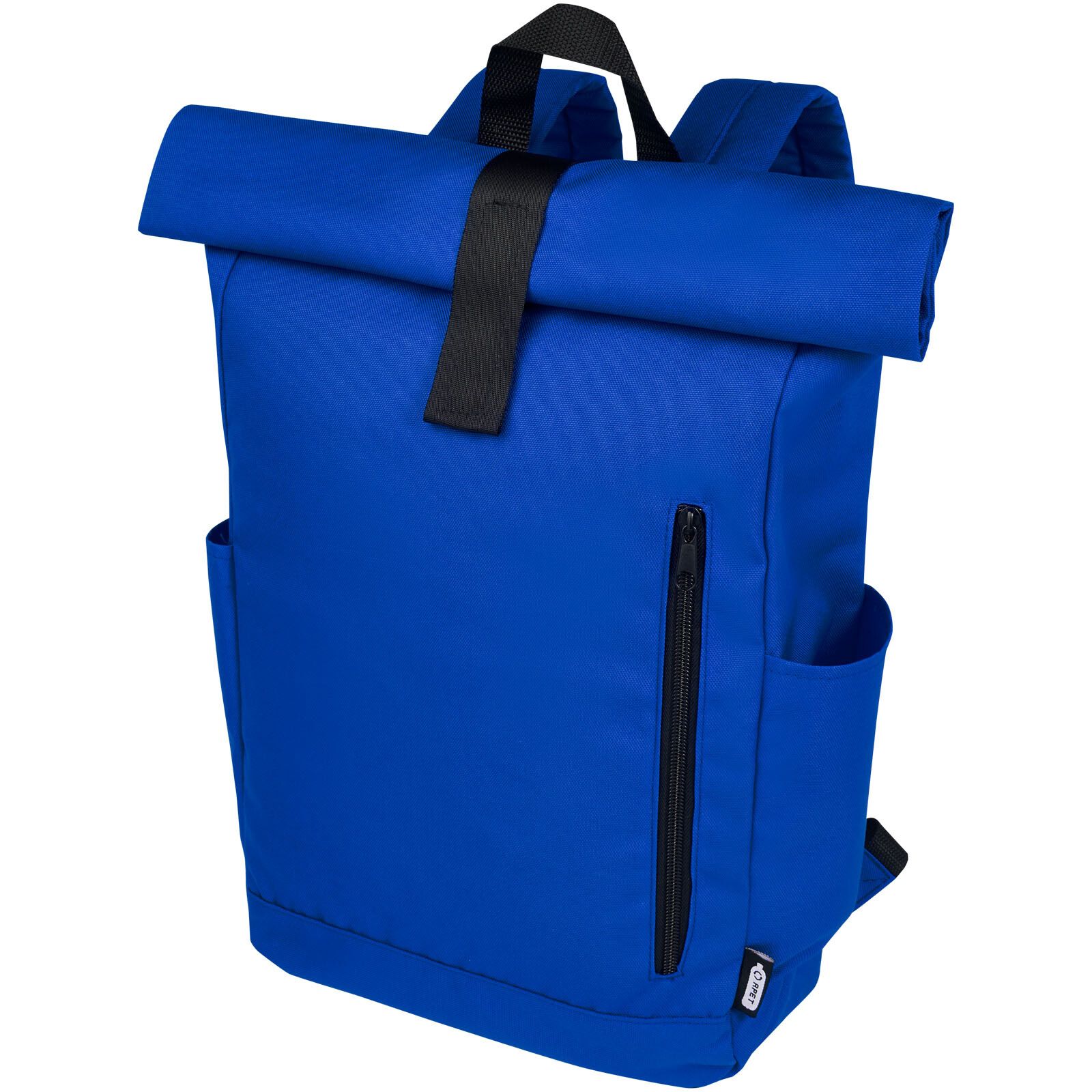 Byron 15,6" GRS RPET Roll-Top Rucksack 18 L - royalblau-74
