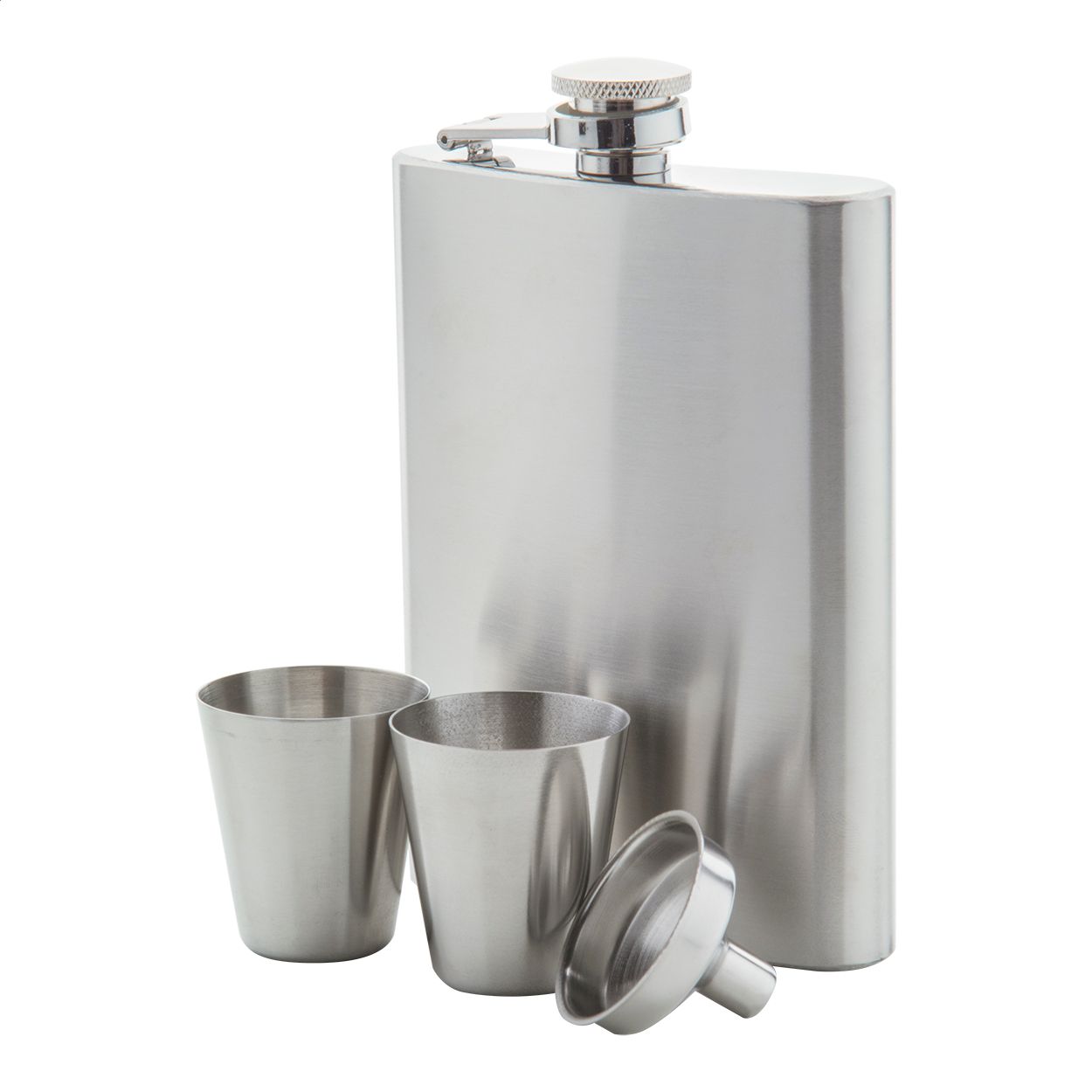 Flachmann-Set Shackleton - silber-264