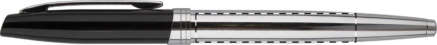 Veredelungsposition Rollerball-Korpus - rechts vom Clip