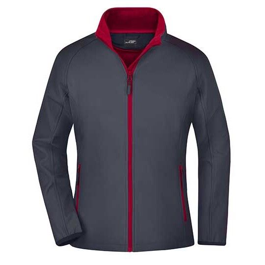 iron grey - red