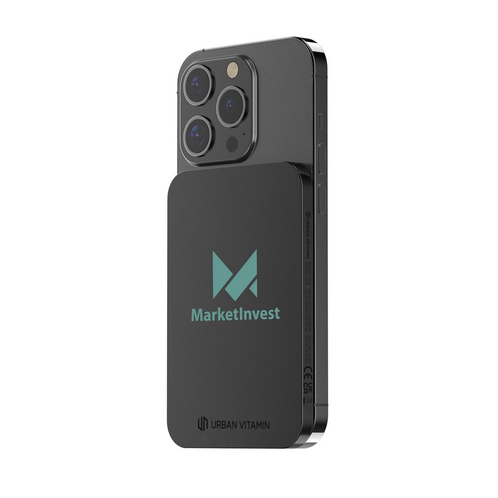 Urban Vitamin Burbank 3000mAh Powerbank aus RCS Plastik/Alu - schwarz-618