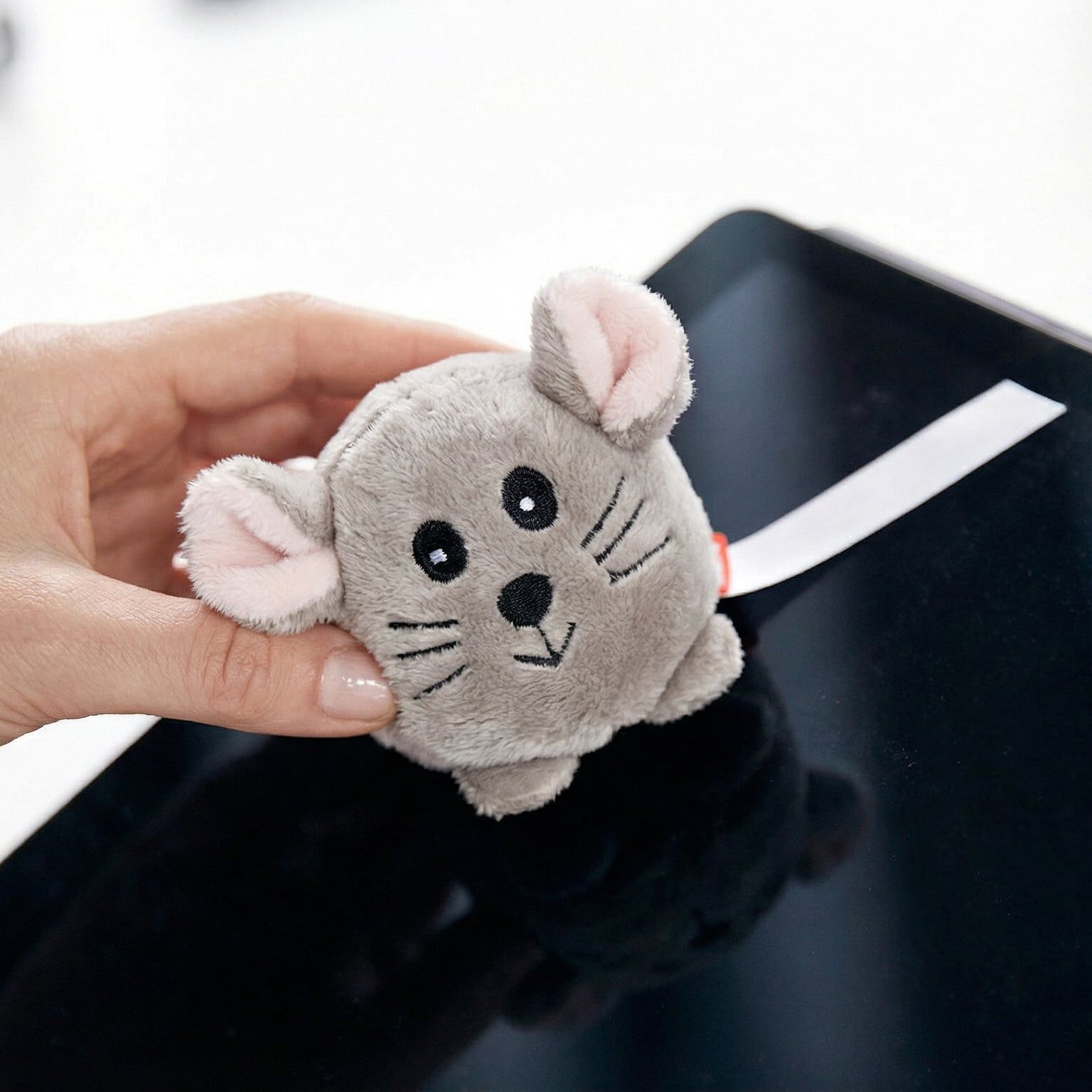 MiniFeet® Bildschirmreiniger Schmoozies® Maus - grau-773