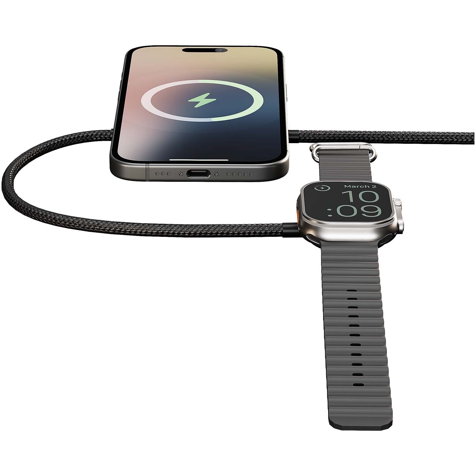 Zens Pro 2 15 W duales Ladekabel - schwarz-404