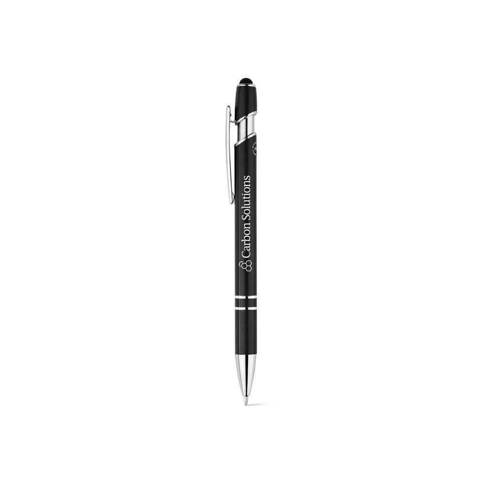 NEIL Kugelschreiber aus recyceltem Aluminium mit Touchpen - dunkelblau-612