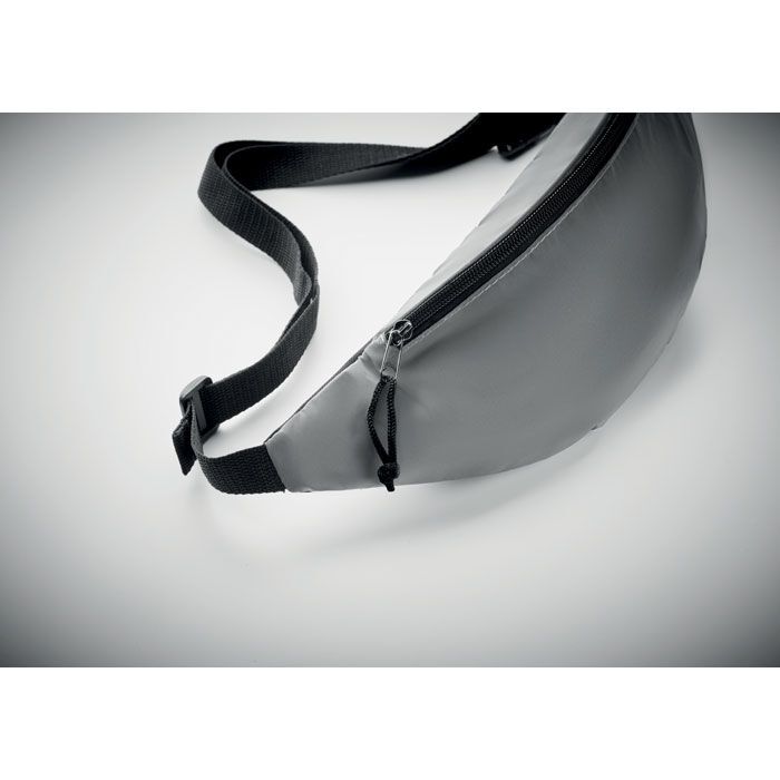 Reflektierende Gürteltasche VISIWAIST - mattsilber-925