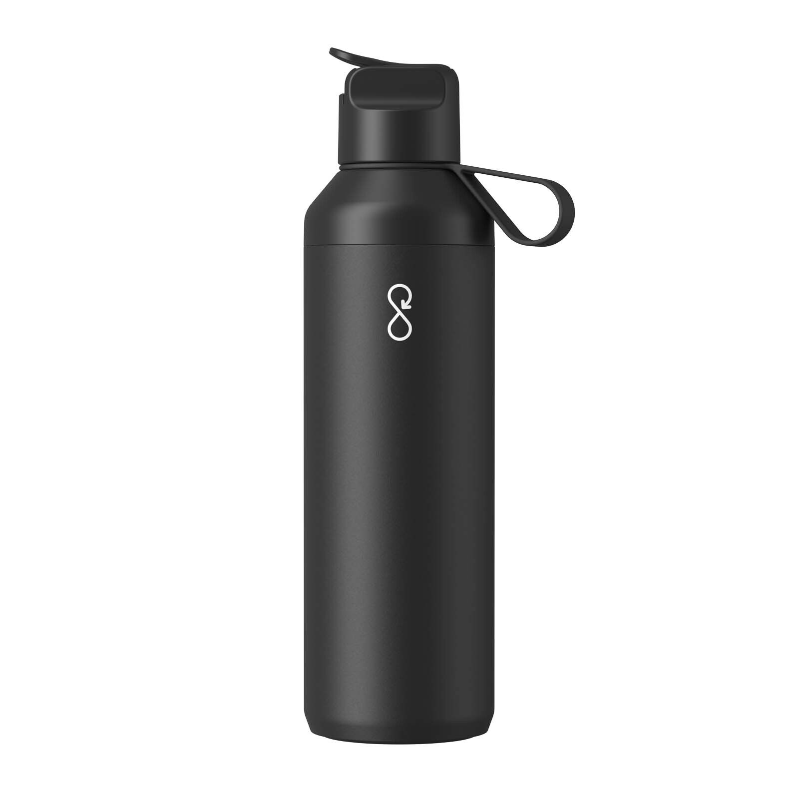 Ocean Bottle Peak GO 710 ml Flasche aus recyceltem Edelstahl - obsidian-schwarz-302